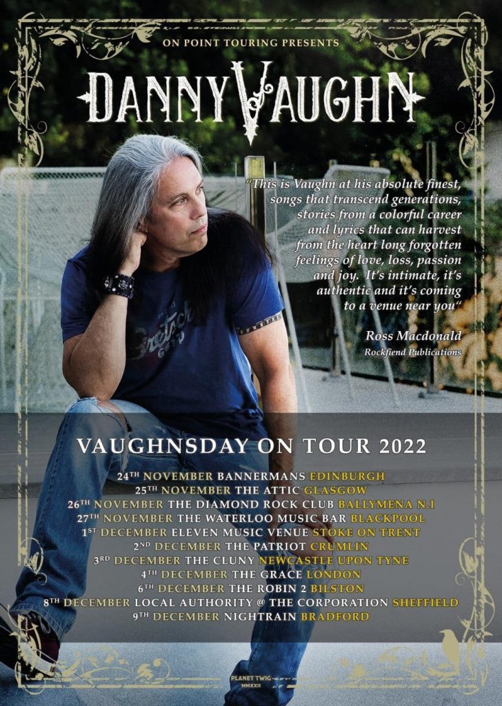 Danny Vaughn Tour poster photo Linda Bodis